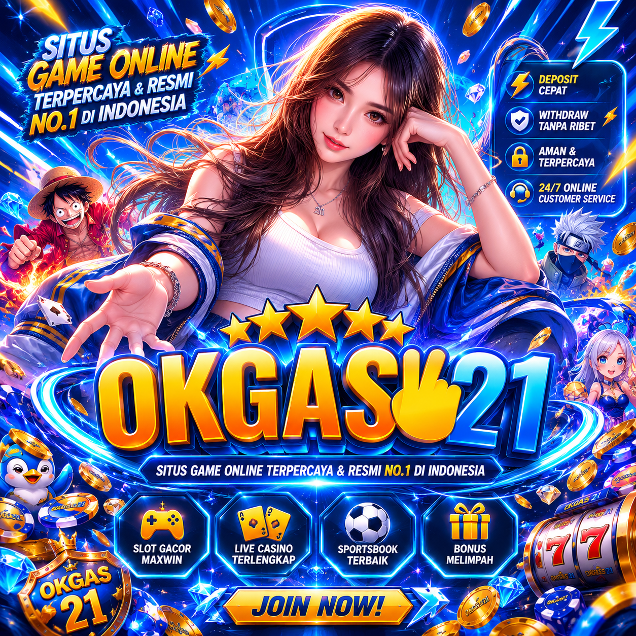 OKGAS21 ⚡ Situs Game Online Terpercaya & Resmi No.1 di Indonesia
